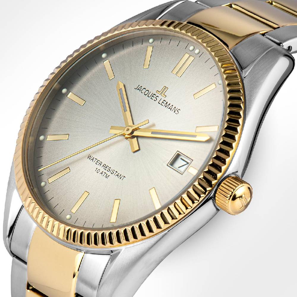 Jacques Lemans Herrenuhr Derby 50-3J Sonderangebote