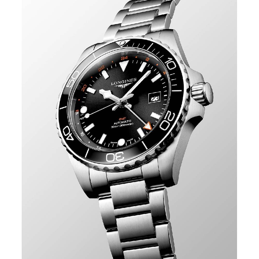 Longines Herrenuhr Hydroconquest GMT L38904566 Sonderangebot der Fabrik