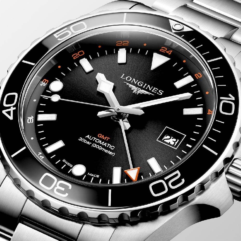 Longines Herrenuhr Hydroconquest GMT L38904566 Sonderangebot der Fabrik