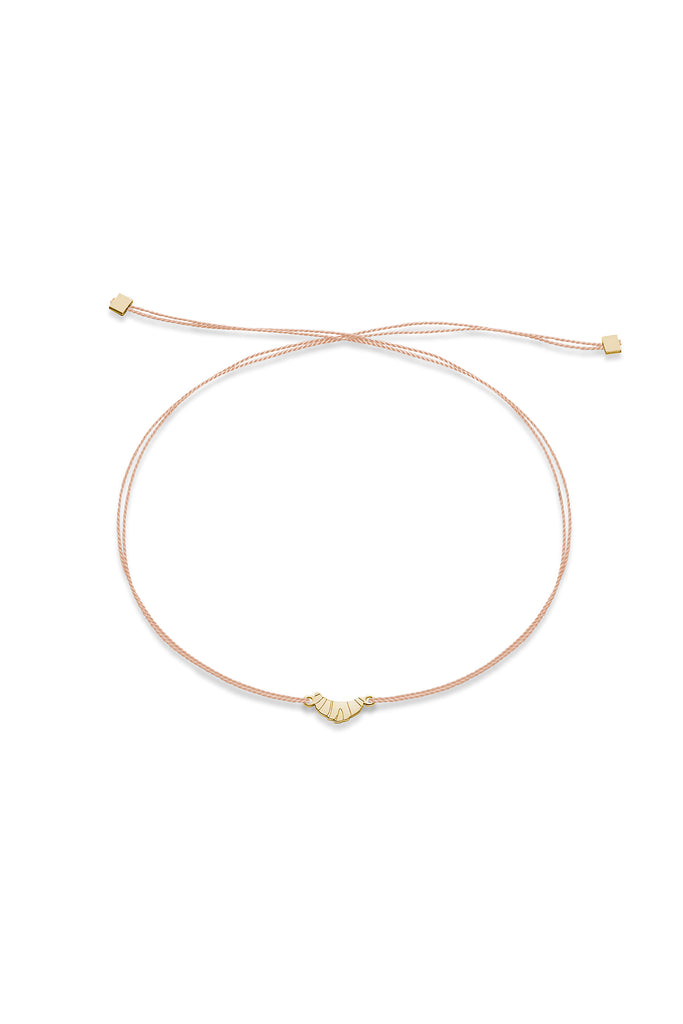 JUKSEREI GOOD LUCK BRACELET CROISSANT Super Rabatt