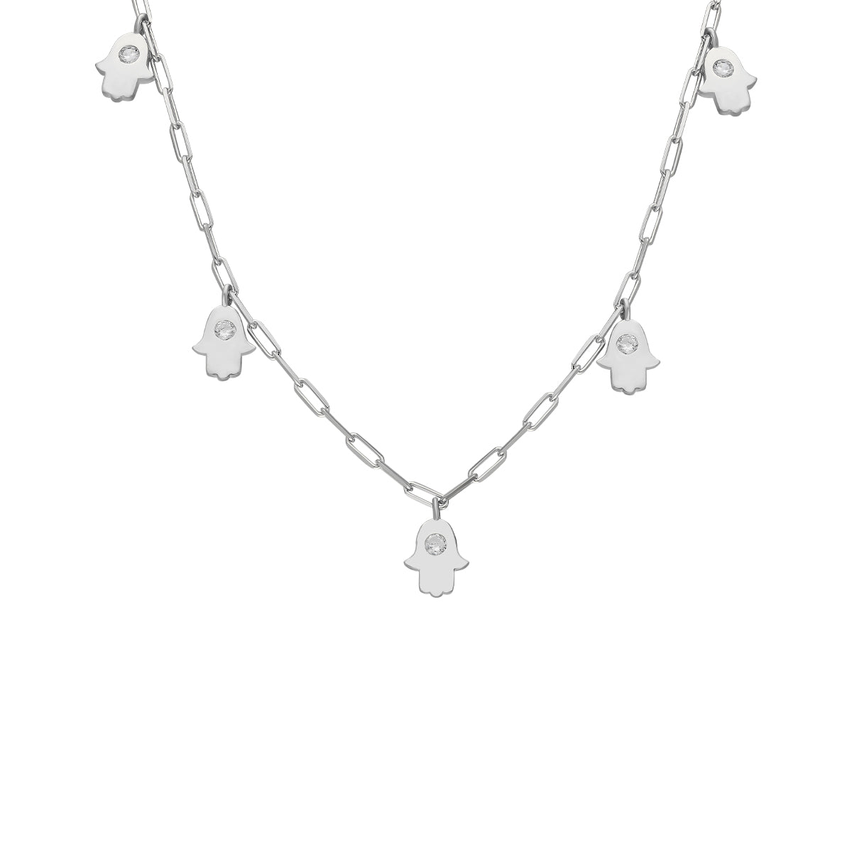 Kardelen Fatimas Hand Chocker Kette - 925 SILBER Riesige Rabatte