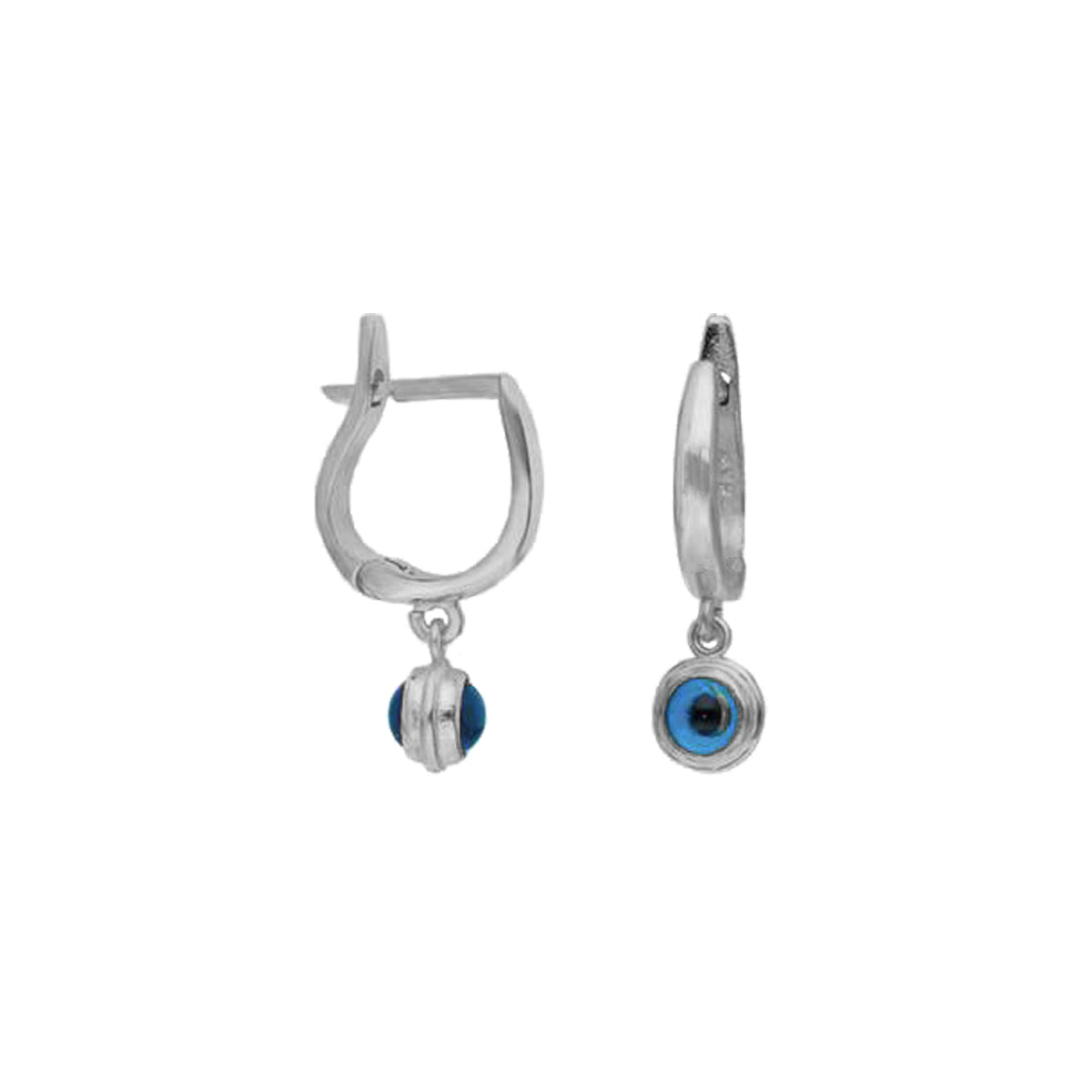Kardelen Nazar Oval Ohrring - 925 SILBER Online Shopping