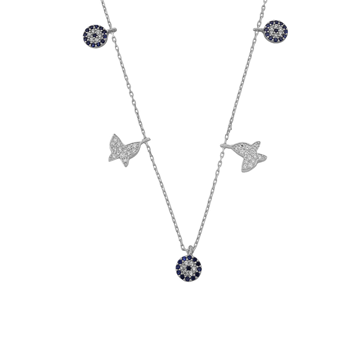 Kardelen Nazar X Butterfly Kette - 925 SILBER Exklusivangebot
