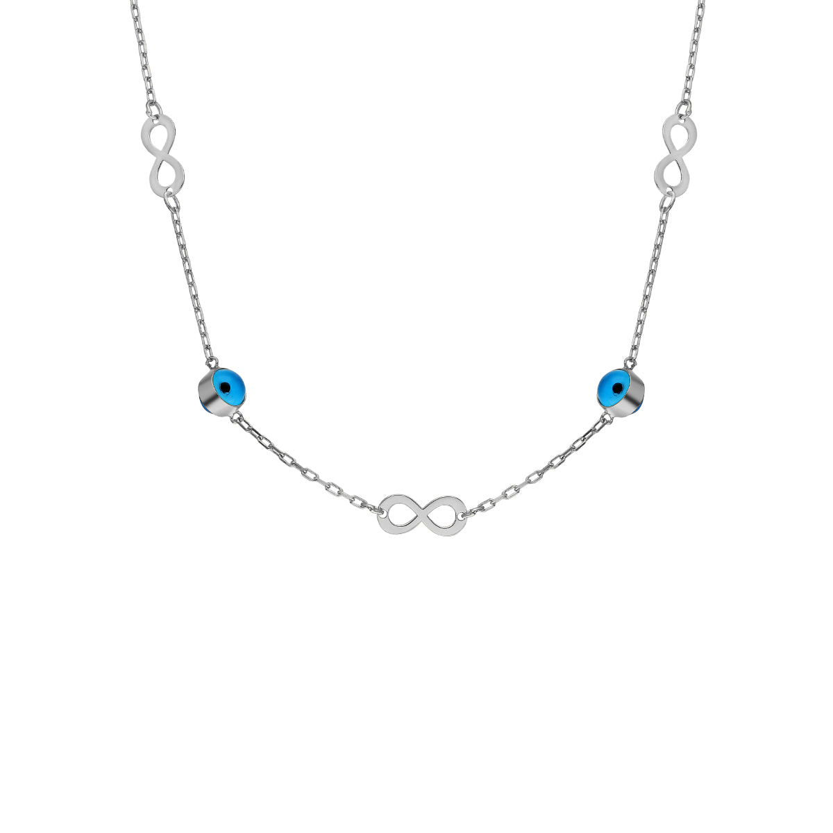Kardelen Infinity Nazar Halskette II - 925 SILBER Exklusive Angebote