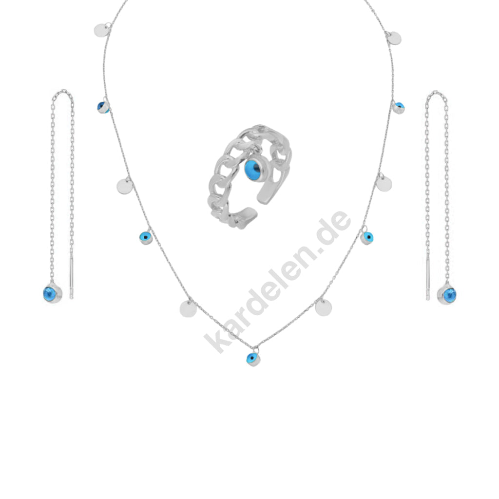 Kardelen Nazar Set - 925 SILBER Neuheiten