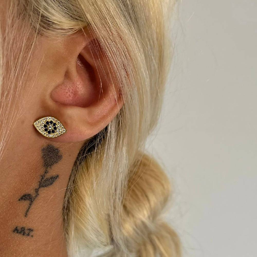 Kardelen Diamond Nazar Ohrring - 925 SILBER VIP-Rabatte