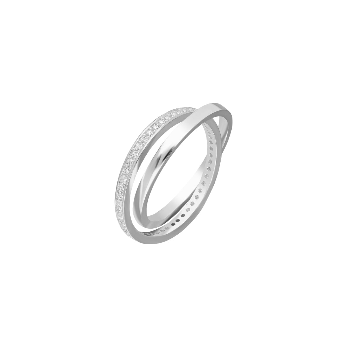 Kardelen Circle Zirkonia Ring - 925 SILBER Saisonschlussverkauf