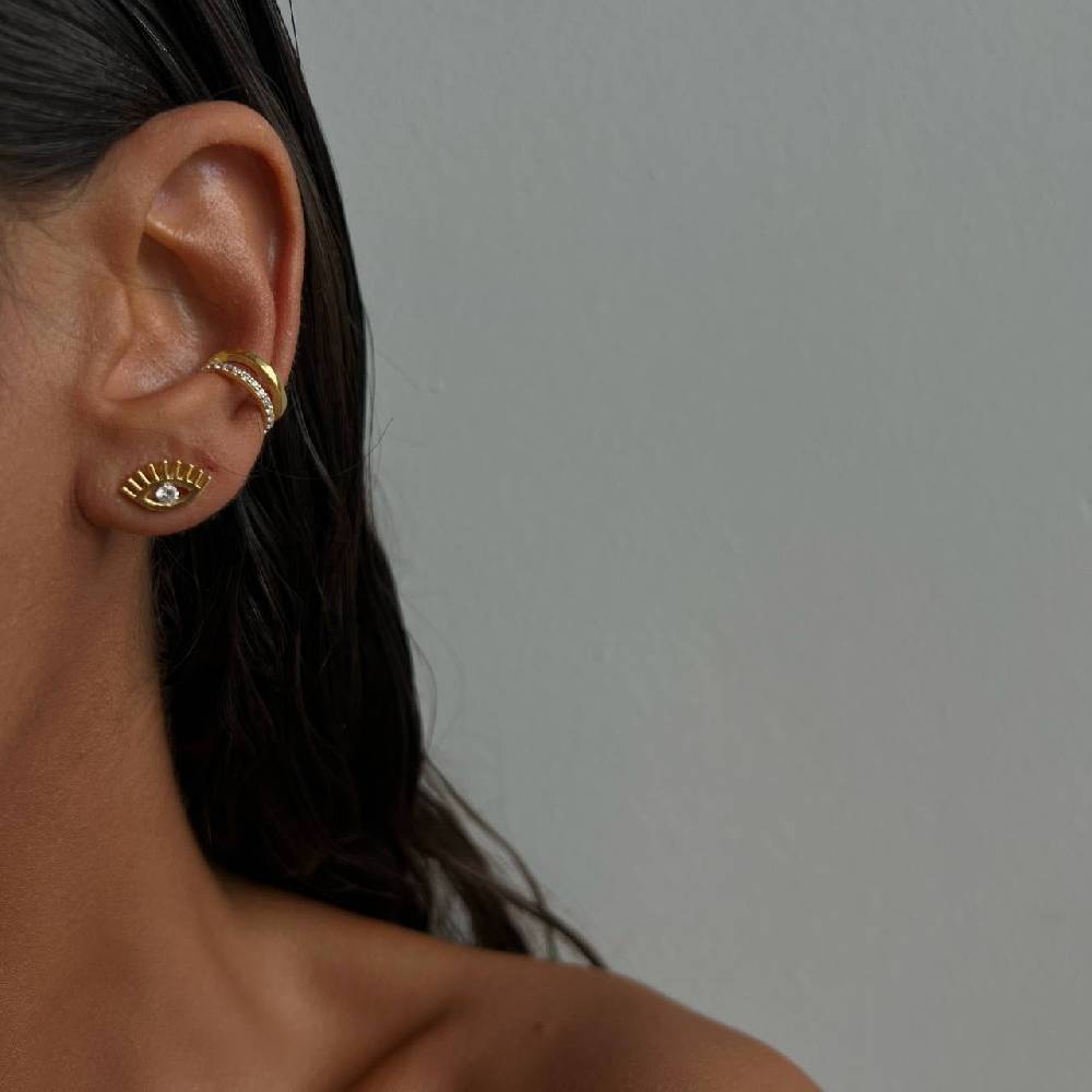 Kardelen Lee Ear Cuff - 925 SILBER Black Friday