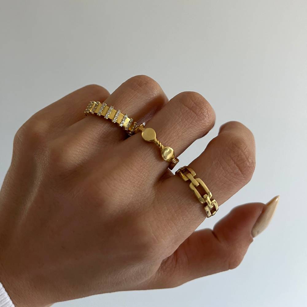 Kardelen Chain In Ring - 925 SILBER Bis zu 65% Rabatt