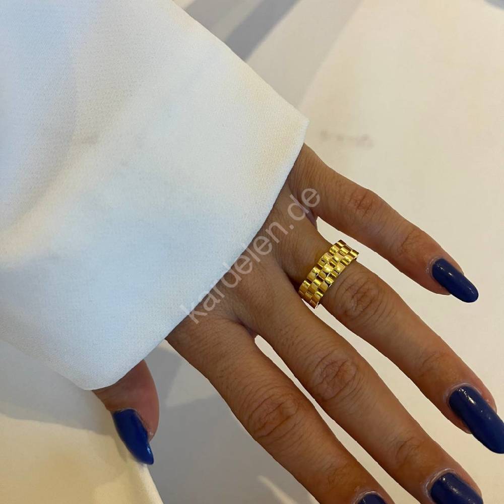 Kardelen Bricket Ring - 925 SILBER Bis zu 55% Rabatt