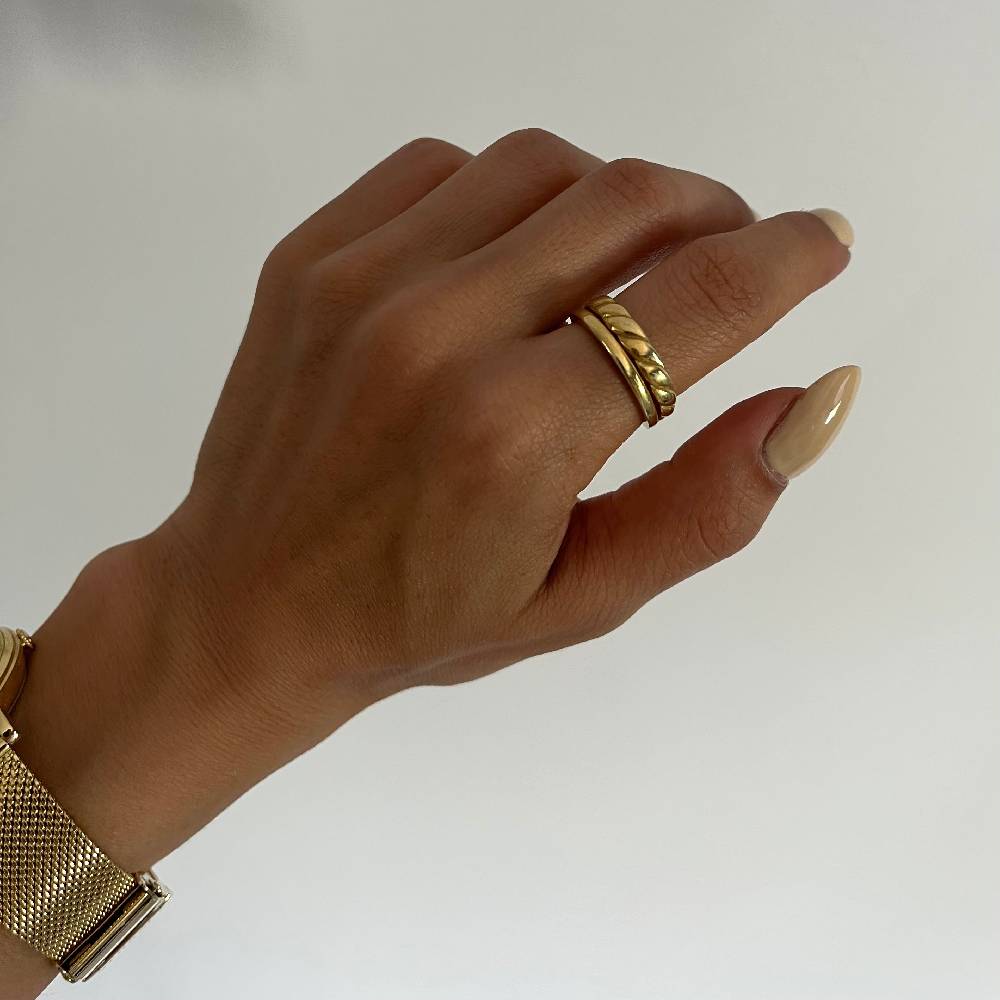 Kardelen Hollis Ring - 925 SILBER Nur noch ein Tag übrig