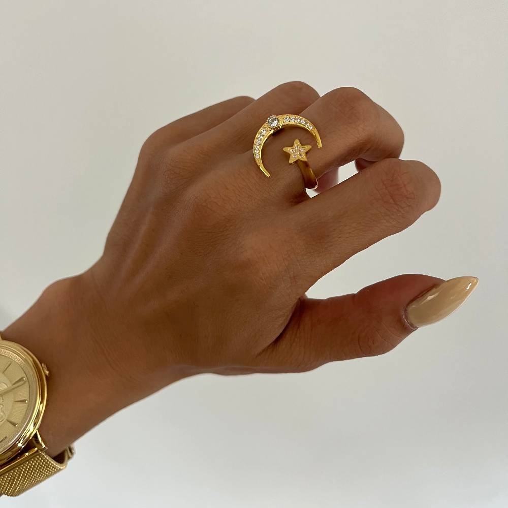 Kardelen Ayyildiz Ring Wide - 925 SILBER Im Verkauf