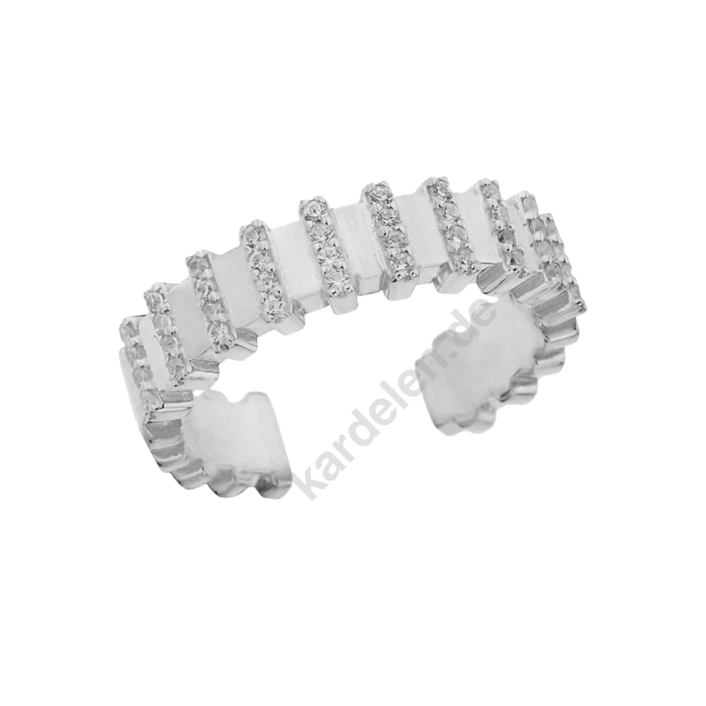 Kardelen Rose Ring - 925 SILBER 2025