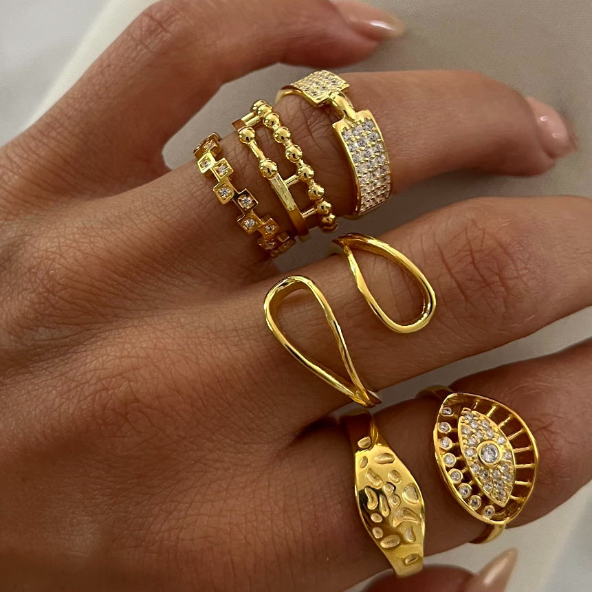 Kardelen Nora Ring - 925 SILBER Outlet