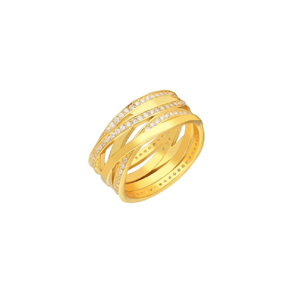 Kardelen Big Shaylee Zirkonia Ring - 925 SILBER Günstiger Verkauf