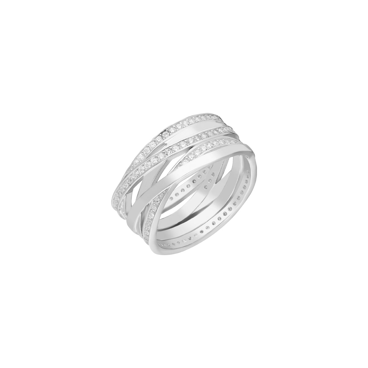 Kardelen Big Shaylee Zirkonia Ring - 925 SILBER Günstiger Verkauf