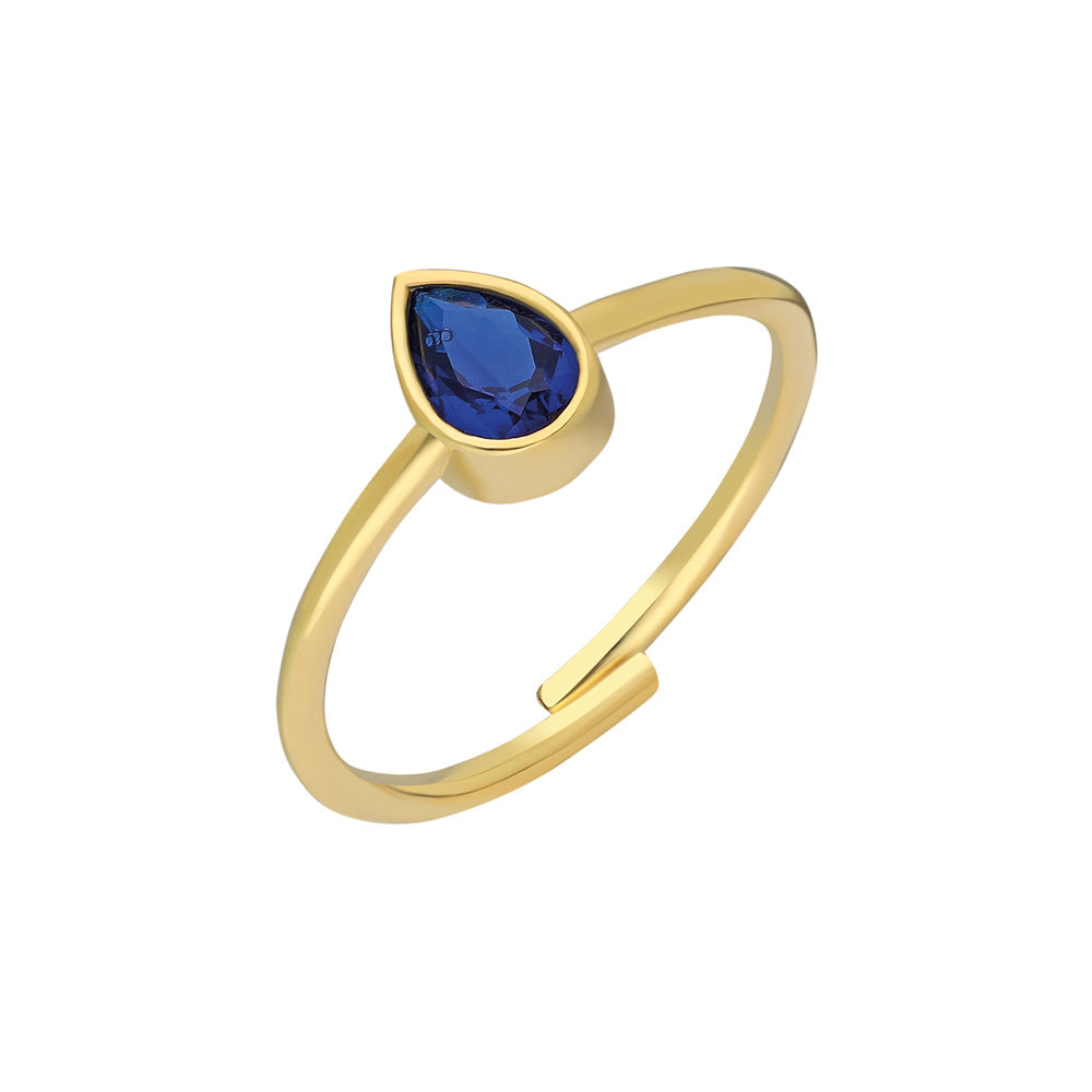 Kardelen Drop Ring - 925 SILBER Meist gekauft