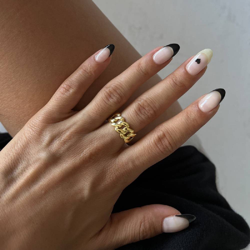 Kardelen Cuban Ring - 925 SILBER Exklusivangebot