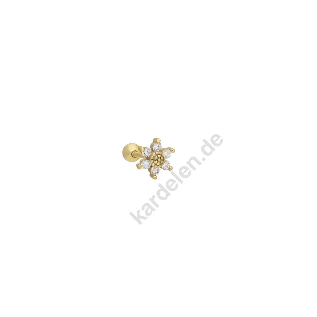 Kardelen Flower Piercing - 925 SILBER Cyber Monday