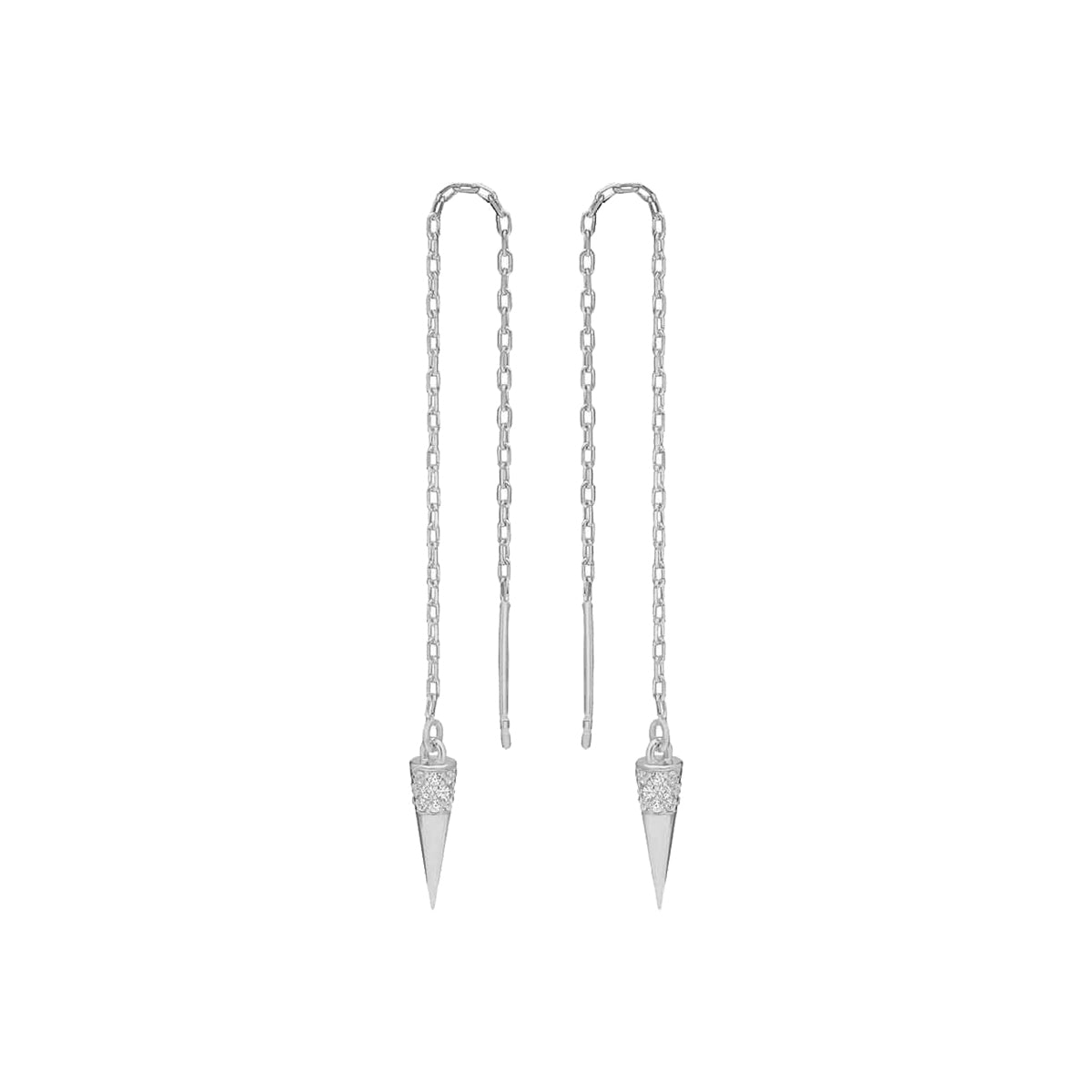 Kardelen Pointed Zirkonia Ohrring - 925 SILBER Osterangebot