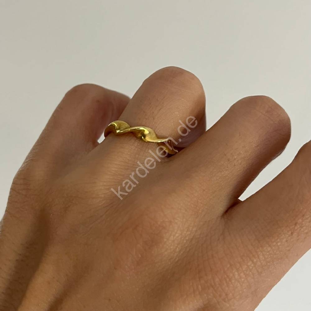 Kardelen Spiral Design Ring - 925 SILBER Vatertagsangebot