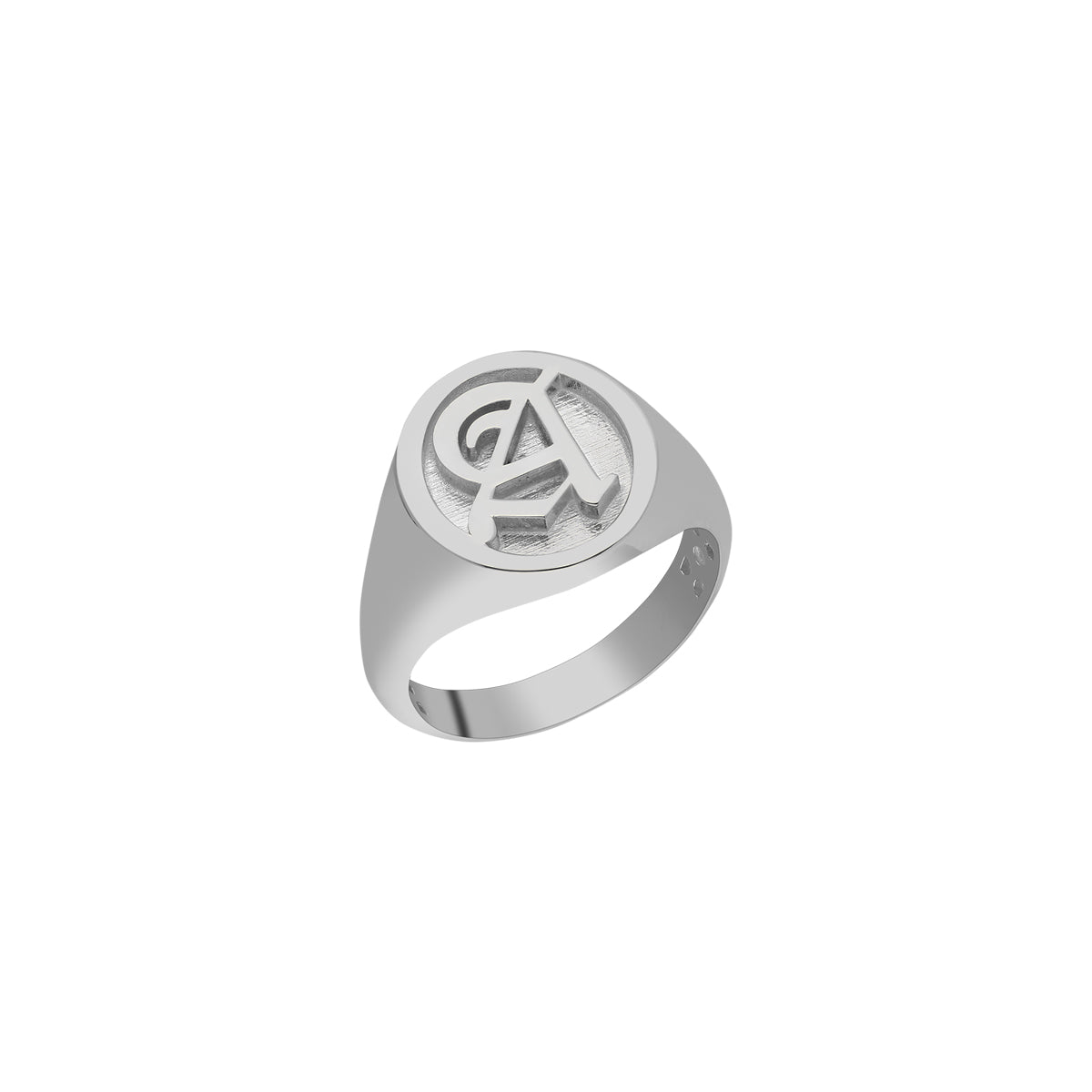 Kardelen Buchstaben Ritter Ring - 925 SILBER Jubiläumsangebot