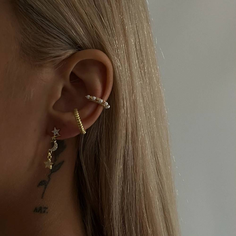 Kardelen Symbolisierte Ohrringe mit Zirkonia - 925 SILBER Exklusive Angebote