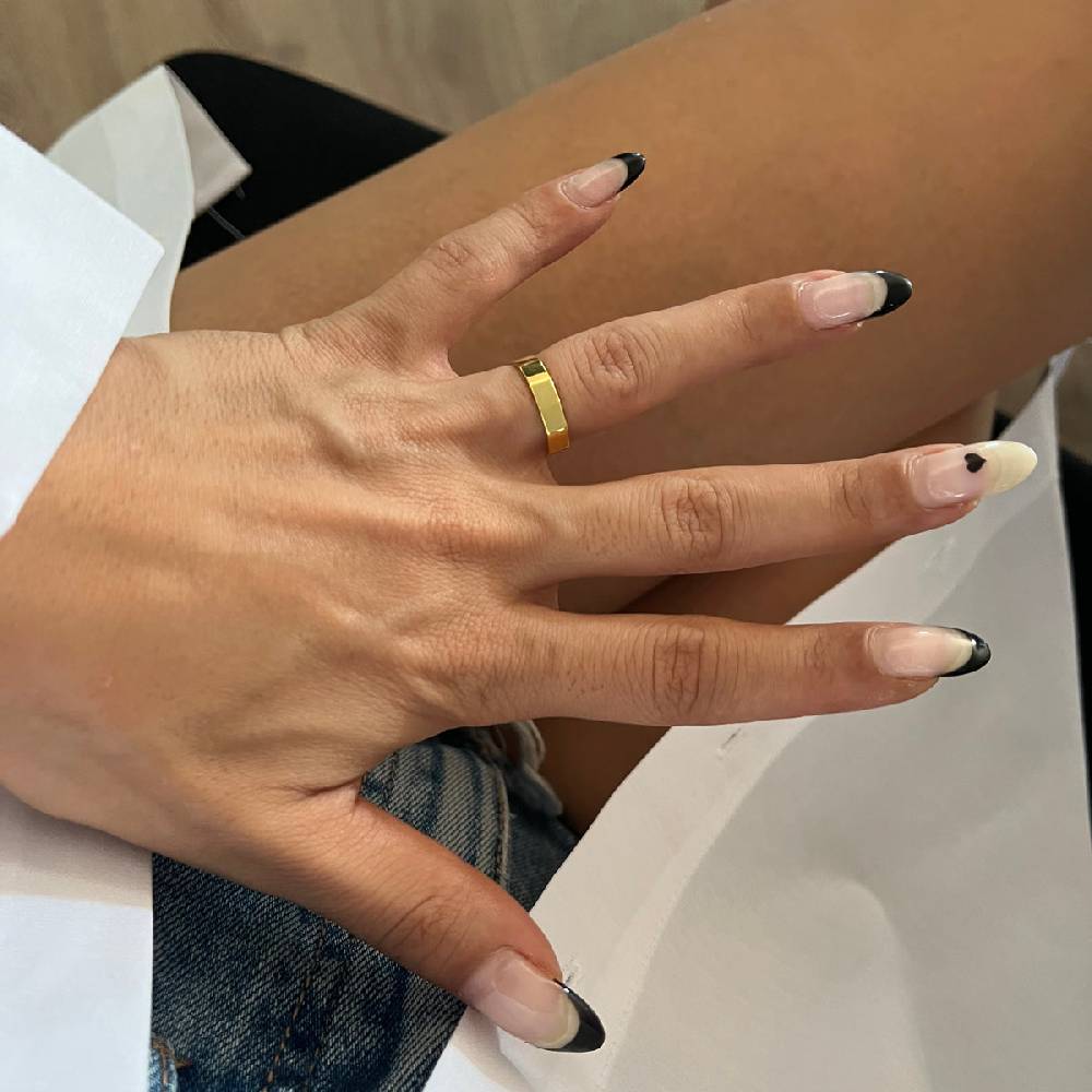 Kardelen Polygonal Ring - 925 SILBER Bestseller