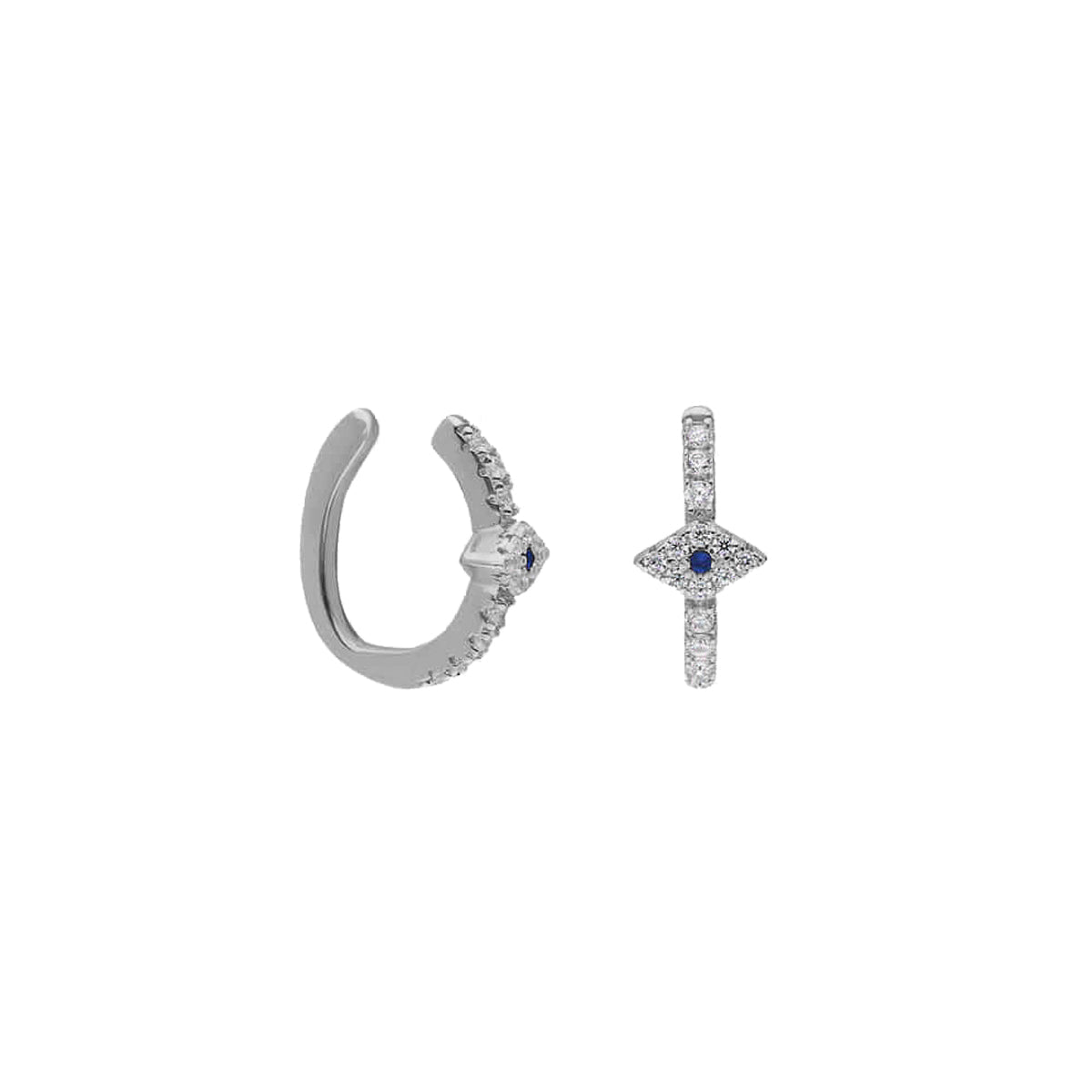 Kardelen Velvet Ear Cuff - 925 SILBER Kauf eins, bekomm eins gratis