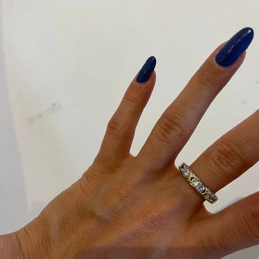 Kardelen LUXUS ZIRKONIA RING - 925 SILBER VIP-Rabatte