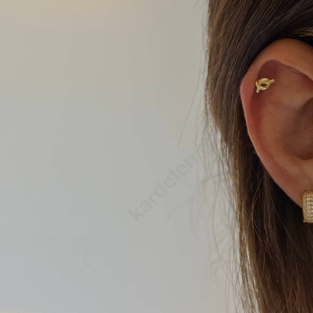 Kardelen Schleife Piercing - 925 SILBER Letzte 2 Tage