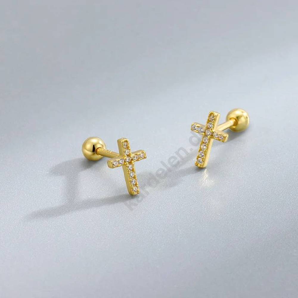 Kardelen KREUZ PIERCING ZIRKONIA Nur noch ein Tag übrig