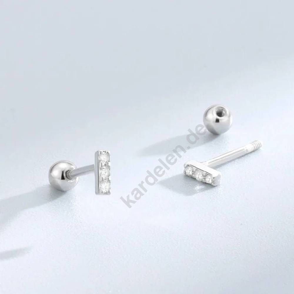 Kardelen MINI PAVE ZIRKONIA PIERCING Super Rabatt