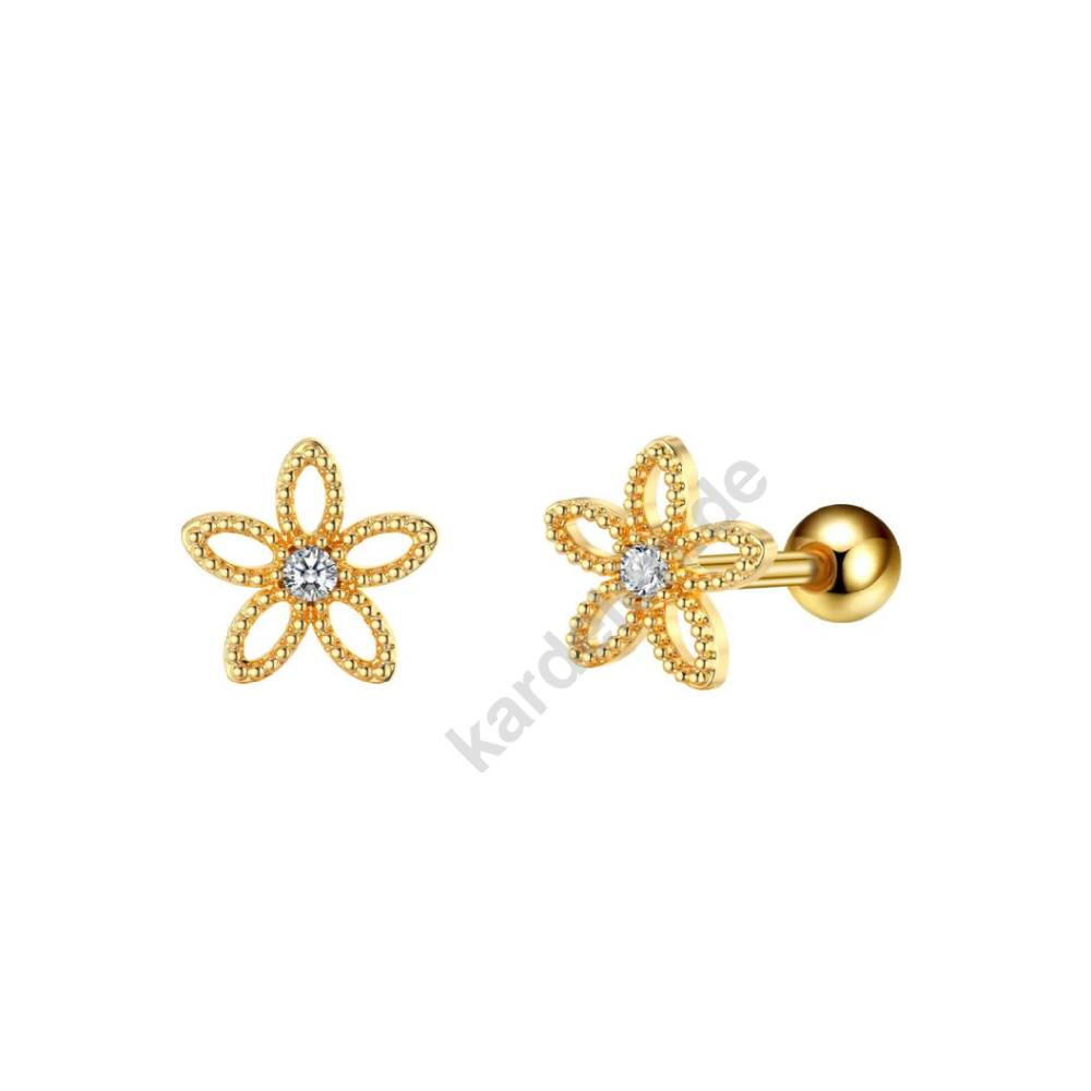 Kardelen Blume Piercing - 925 SILBER Rabatte dieses Monats