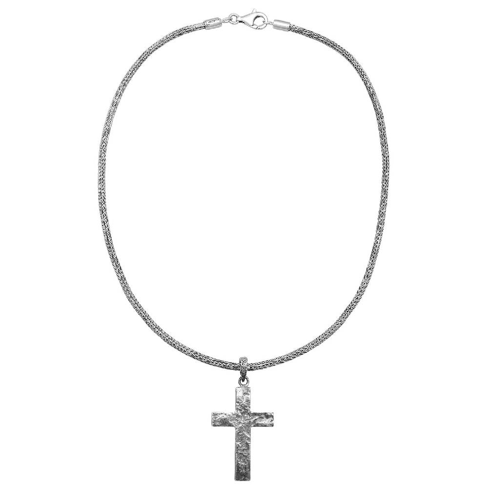 Kuzzoi Schlangen-Halskette Kreuz Black Friday