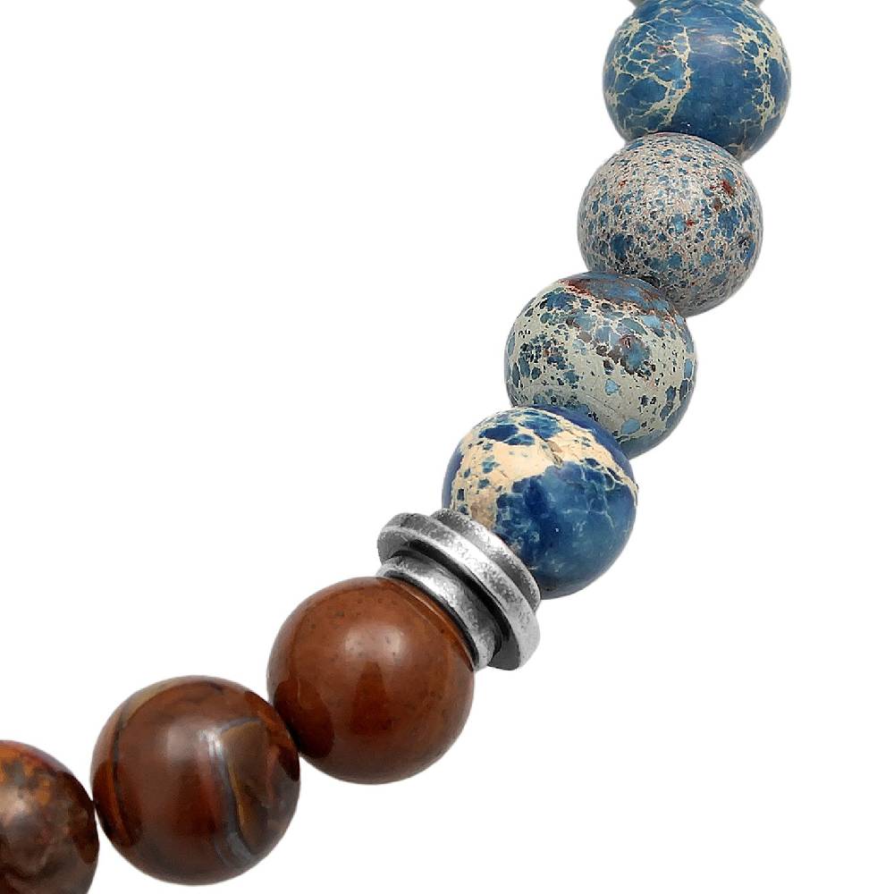 Kuzzoi Armband Kugeln | Achat, Tigerauge Nur noch ein Tag übrig
