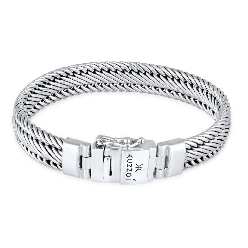 Kuzzoi Glieder-Armband Kastenverschluss Große Rabatte