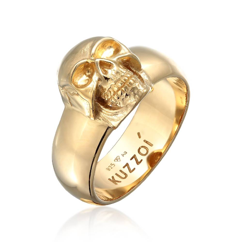 Kuzzoi Siegelring Totenkopf Riesige Rabatte