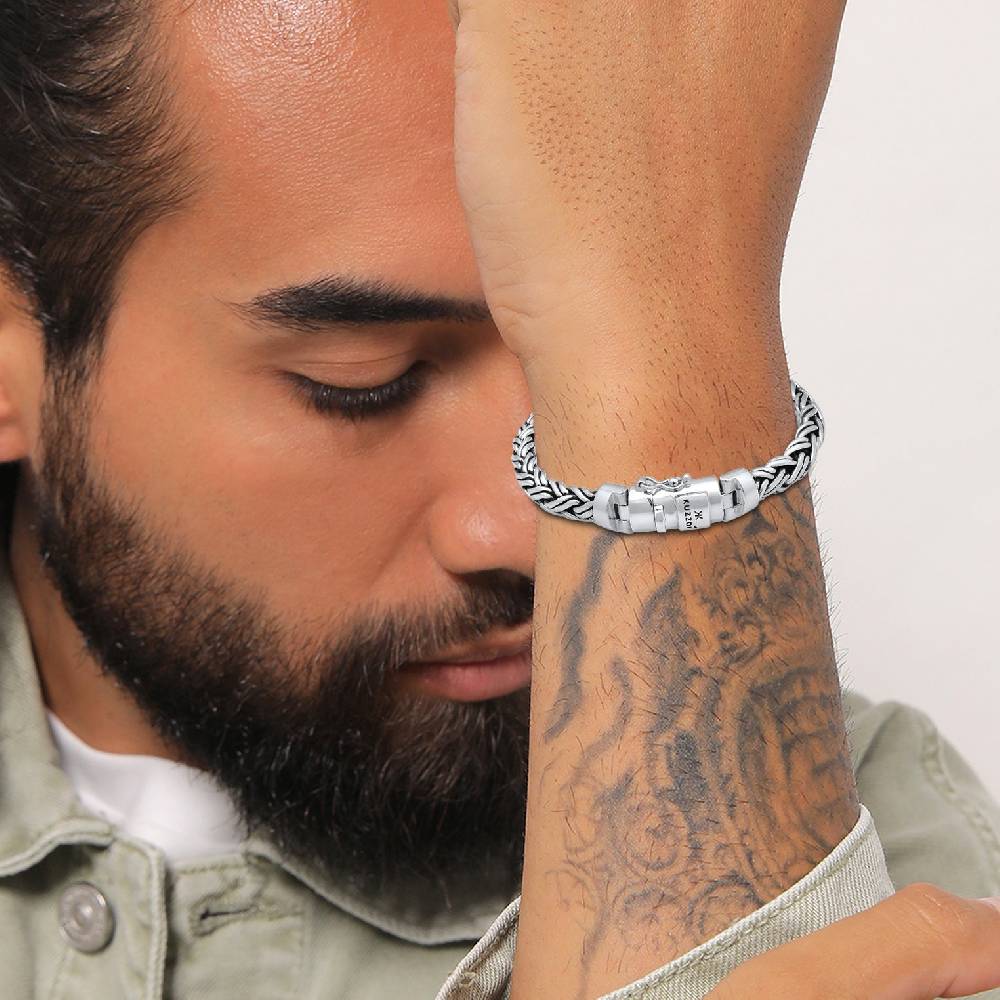 Kuzzoi Panzer-Armband Geflochten 50% Rabatt mit kostenlosem Versand