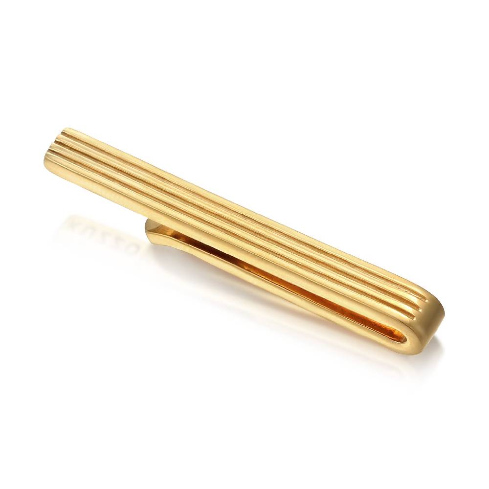 Kuzzoi Krawattennadel Rillen Design Kostenloser Versand