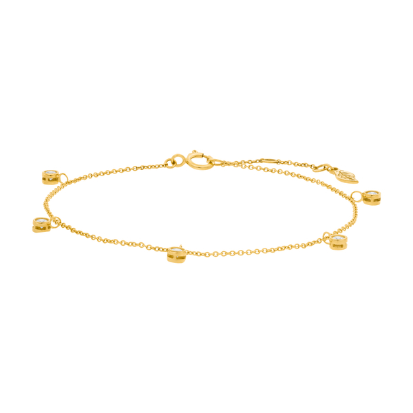 Leaf Jewelry Armkette "my first diamond" Charms, 14 K Gelbgold Bis zu 60% Rabatt