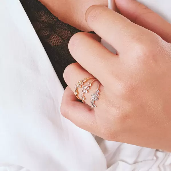 Leaf Jewelry Ring Sweet Gems Bergkristall, 925 Sterlingsilber, Gr.54 Rabatte dieses Monats
