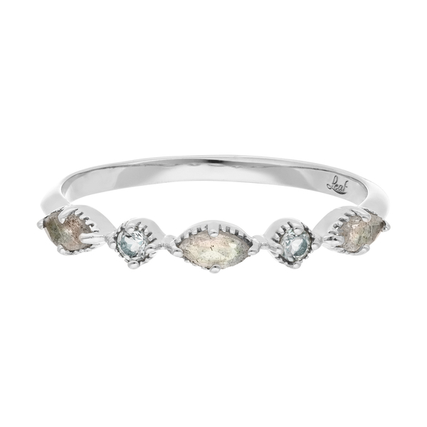 Leaf Jewelry Silber Ring, Oval Gems, Labradorit Bis zu 65% Rabatt