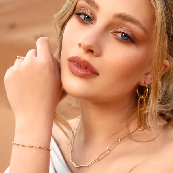 Leaf Jewelry Silber Armkette, CUBE I Im Verkauf