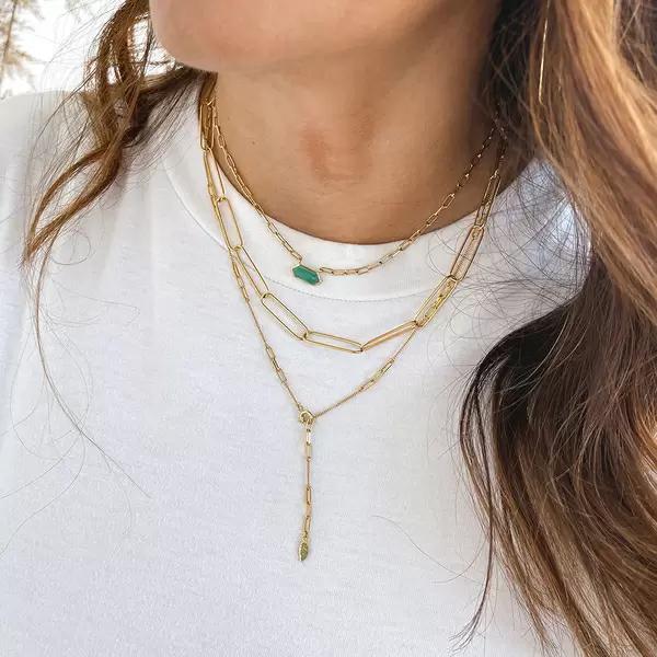 Leaf Jewelry Silber Halskette, CUBE II, Rosegold 2025