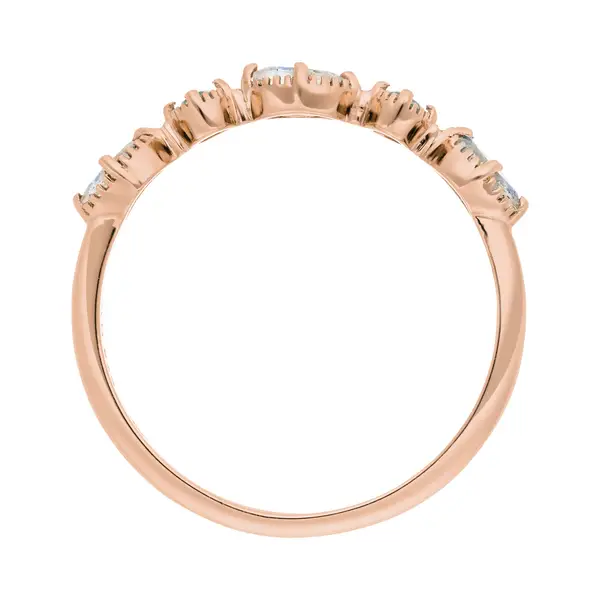 Leaf Jewelry Silber Ring, Oval Gems, Rosegold Begrenztes Angebot