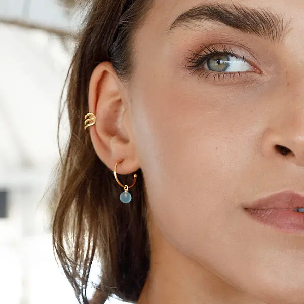 Leaf Jewelry Silber Earcuff, TRIPLE, Rosegold Discount Store für neue Produkte