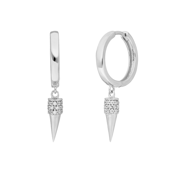 Leaf Jewelry Creole Single Stud, 925 Sterlingsilber Riesige Rabatte