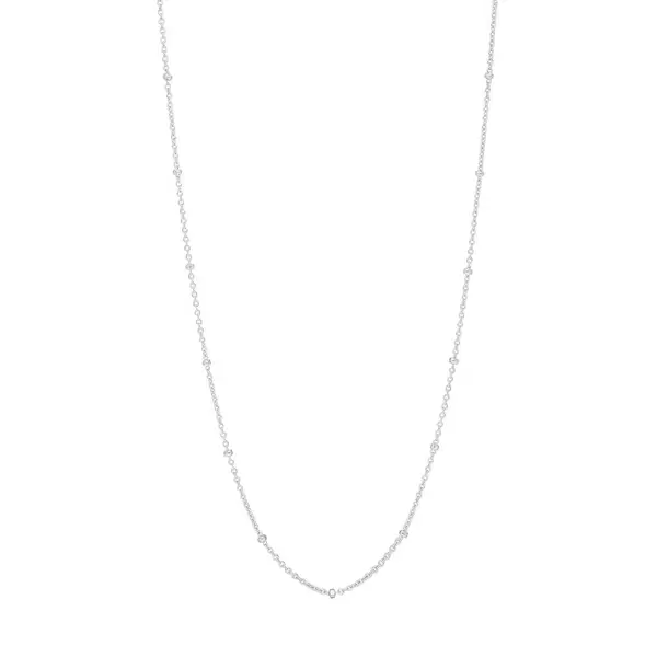Leaf Jewelry Gliederkette mit Kugeln, 55cm, 925 Sterlingsilber Begrenzt auf 3 Tage
