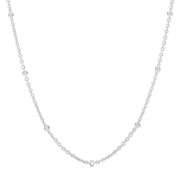 Leaf Jewelry Gliederkette mit Kugeln, 55cm, 925 Sterlingsilber Begrenzt auf 3 Tage